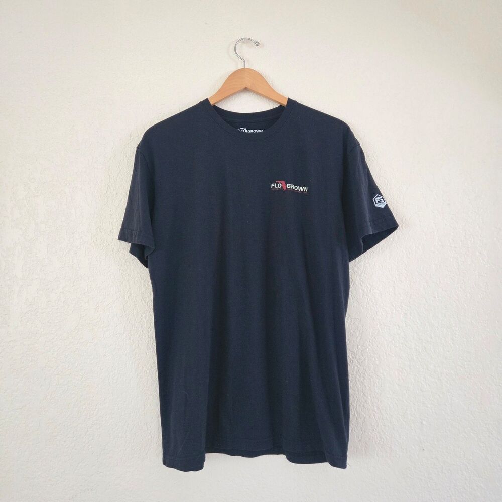 FloGrown Men's "Gulf of Florida" State Flag Graphic Short Sleeve T-Shirt Size L